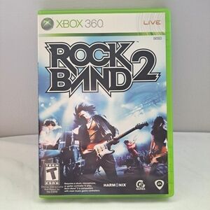 Rock Band 2 Game Microsoft Xbox 360, 2008 Untested
